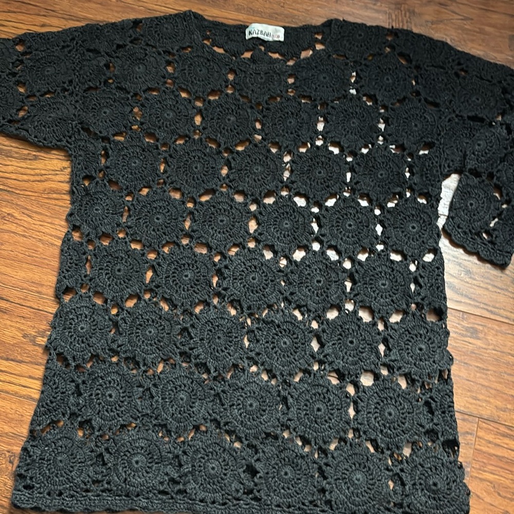 Vintage Crochet Top / Swim Cover Up